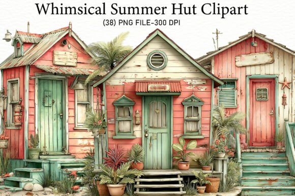 Download Watercolor Boho Summer Clipart - Summer Collection