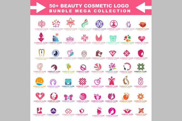Download Beauty Logo Mega Pack with 50+ Stylish - Beauty logo Collection
