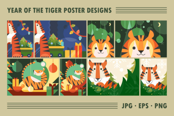 Download Year of the Tiger Poster Designs. - Premium Resources