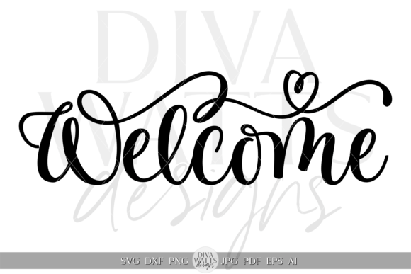 Download Welcome Heart Illustration SVG - Heart illustration Collection