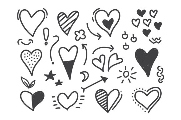 Download Hand Drawn Heart Illustration - Heart illustration Collection